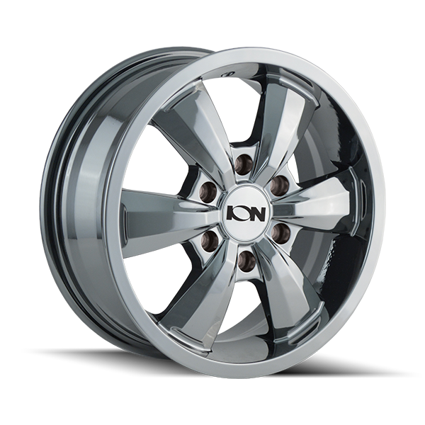 ION 103 Pvd chrome 16x6.5 +45 6x130mm 84.1mm - WheelWiz