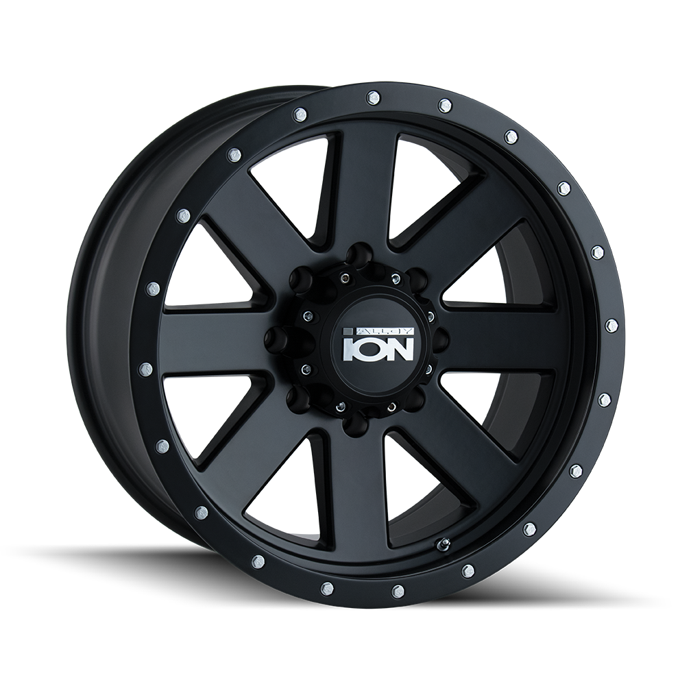 ION 134 Matte black 17x8.5 -6 5x127mm 83.82mm - Wheelwiz