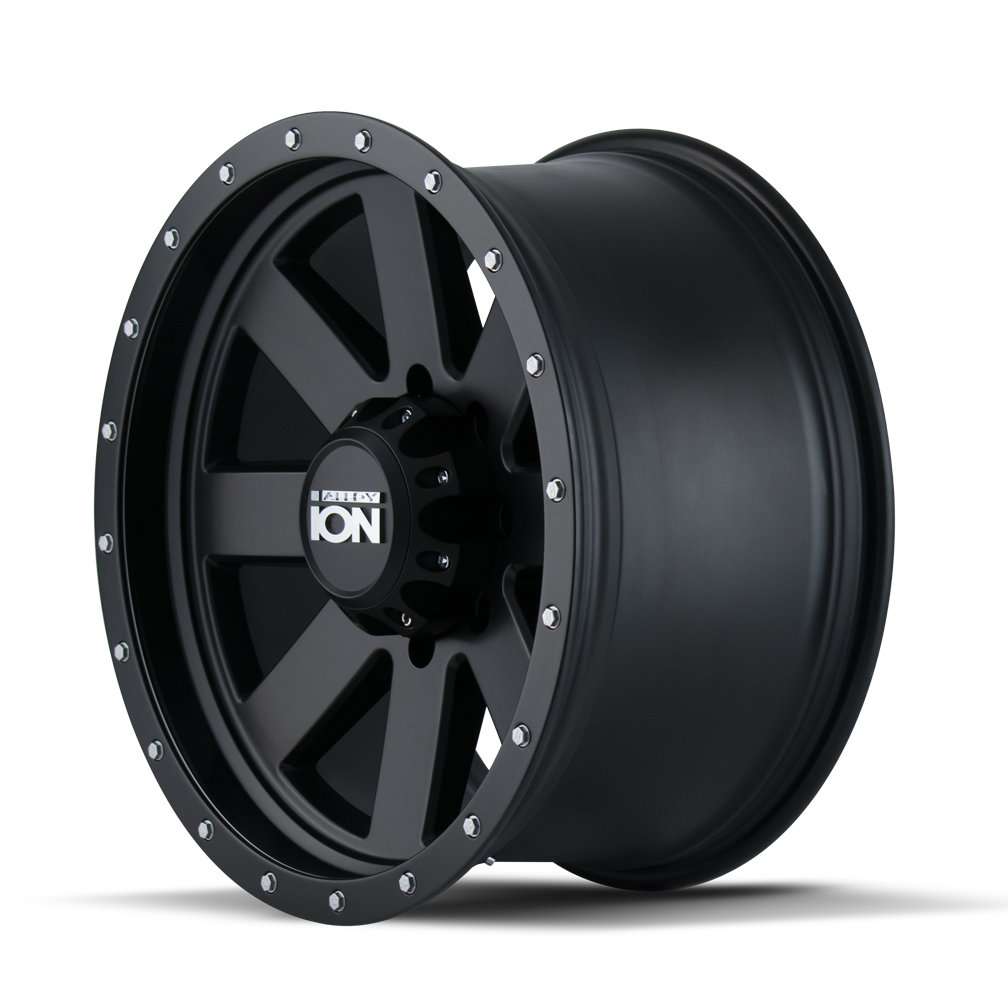 ION 134 Matte black 17x8.5 -6 5x139.7mm 108mm - WheelWiz