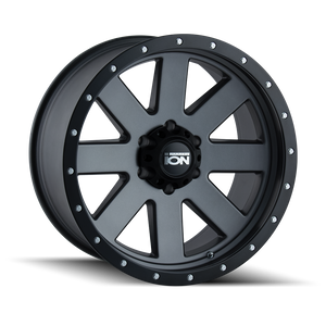 ION 134 Matte gunmetal 18x10 -19 6x135mm 87mm - WheelWiz