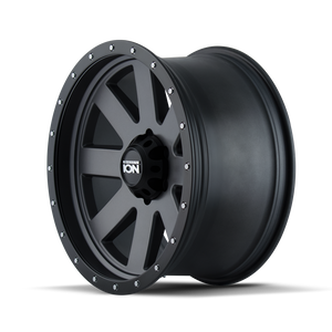 ION 134 Matte gunmetal 18x10 -19 6x135mm 87mm - WheelWiz