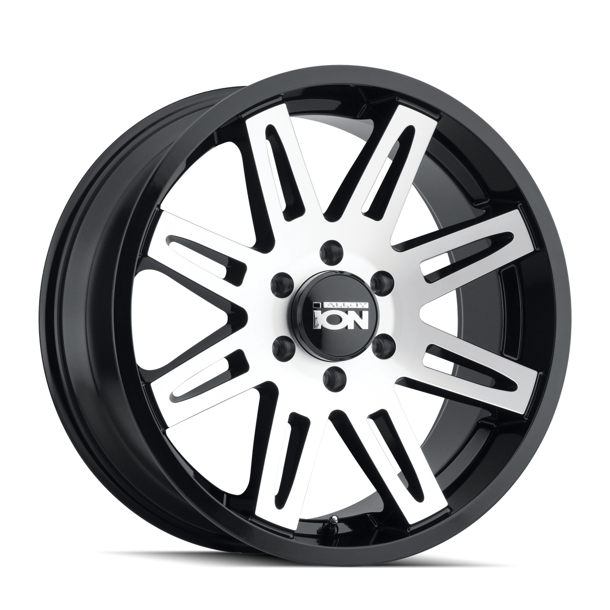 ION 142 Satin black machined 17x9 -12 6x139.7mm 106mm - Wheelwiz