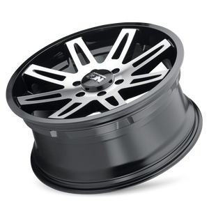 ION 142 Satin black machined 17x9 -12 6x139.7mm 106mm - Wheelwiz