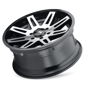 ION 142 Satin black machined 20x9 0 6x139.7mm 106mm - WheelWiz