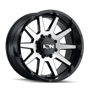 ION 143 Gloss black machined 17x9 -12 8x170mm 125.2mm - Wheelwiz