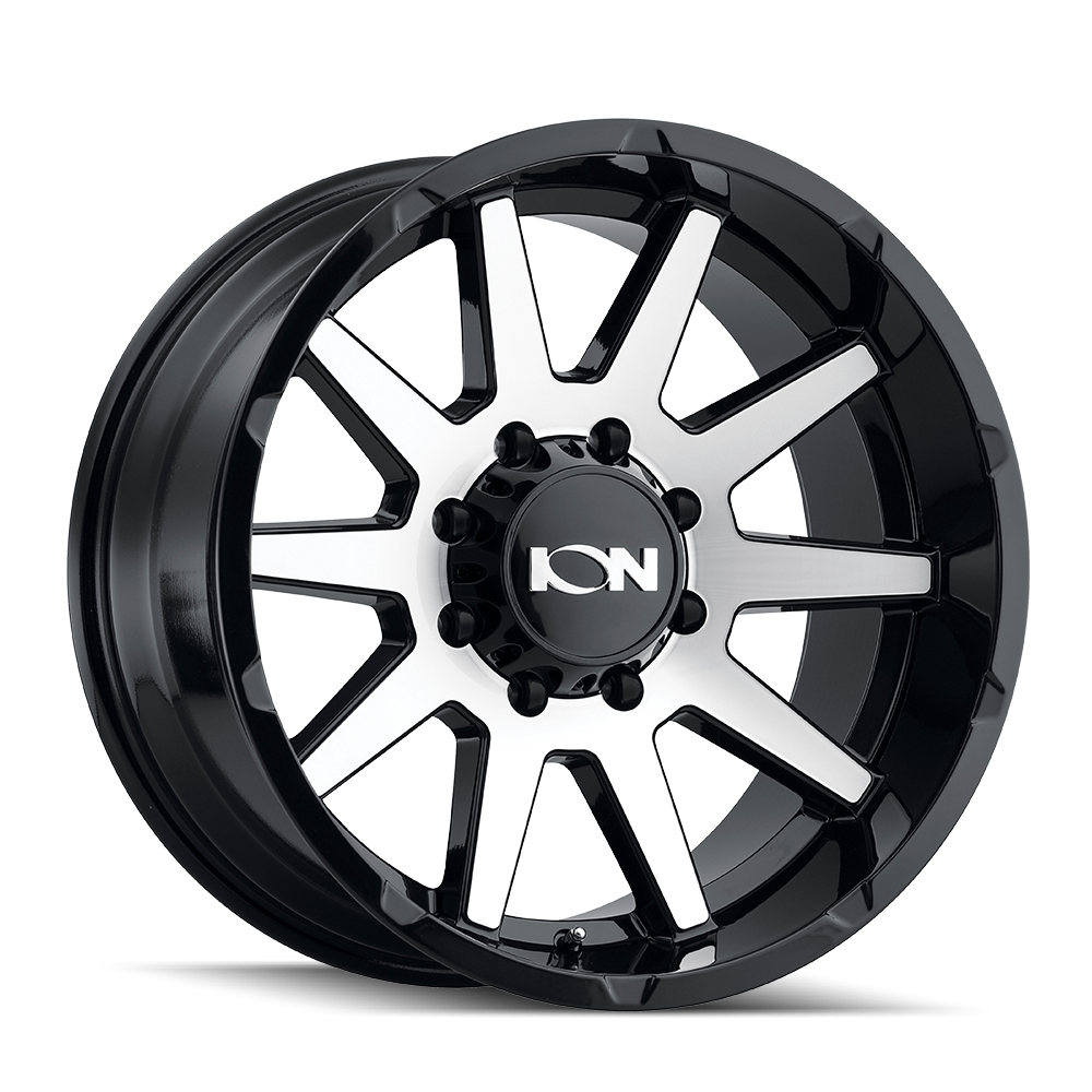 ION 143 Gloss black machined 18x9 0 5x139.7mm 108mm - Wheelwiz
