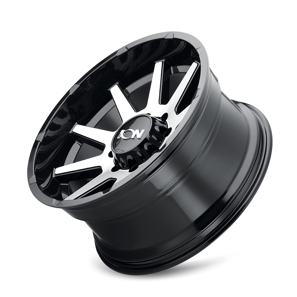 ION 143 Gloss black machined 20x9 0 6x135mm 87.1mm - Wheelwiz