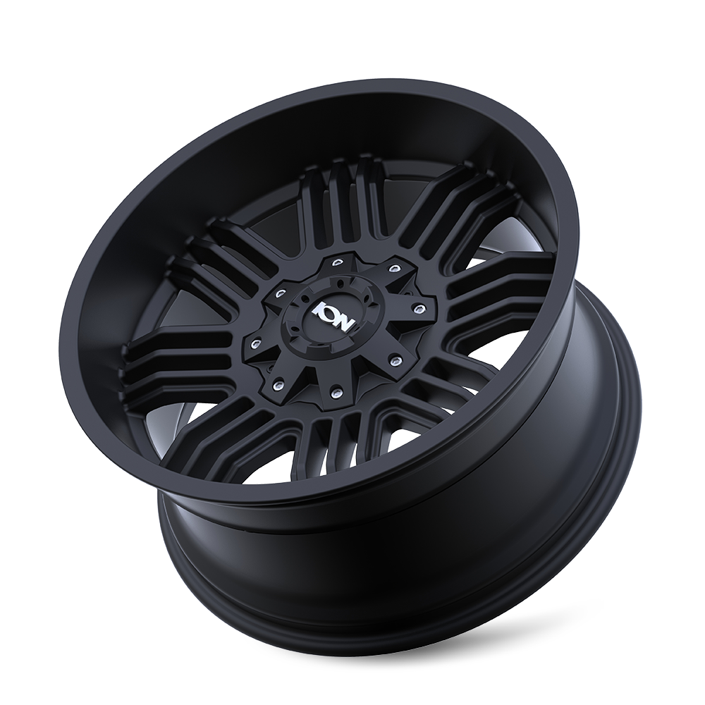 ION 144 Matte black 17x9 -12 5x127|5x139.7mm 87.1mm - Wheelwiz