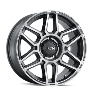 ION 146 Matte black machined with dark 20x9 0 6x139.7mm 106mm - Wheelwiz