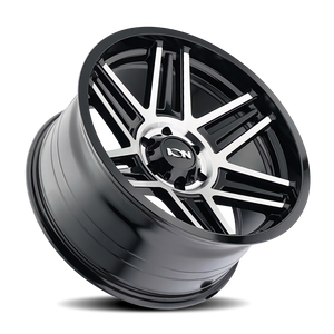 ION 147 Gloss black machined 17x9 0 6x135mm 87mm - Wheelwiz