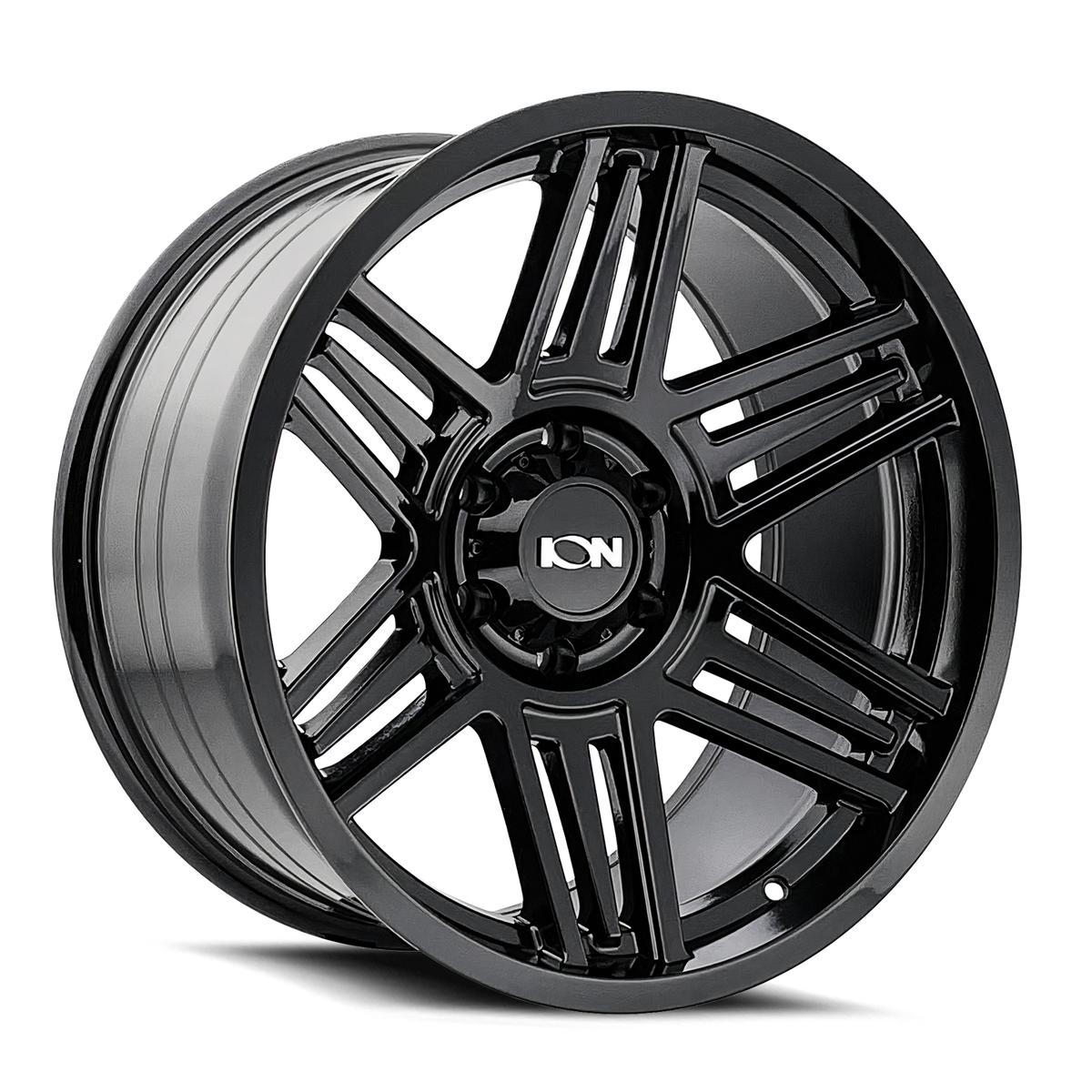 ION 147 Gloss black 20x10 -19 6x135mm 87mm - Wheelwiz