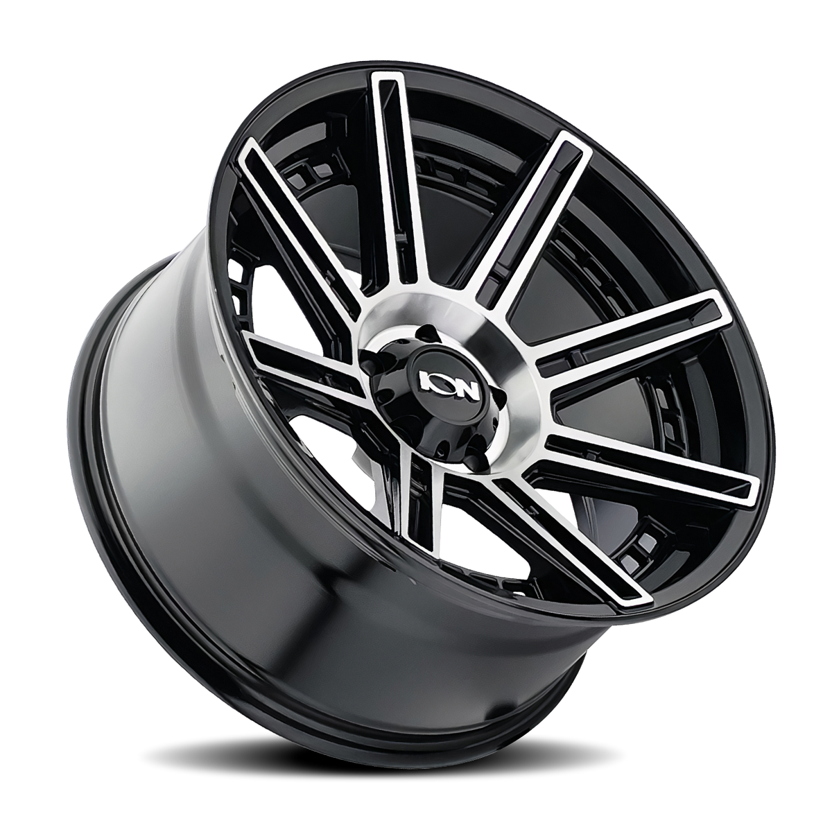 ION 149 Gloss black machined 20x10 -24 8x165.1mm 125.2mm - Wheelwiz