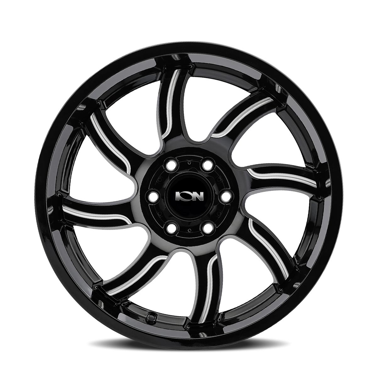 ION 151 Gloss black milled 20x10 -19 8x165.1mm 125.2mm - Wheelwiz