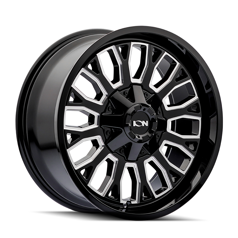 ION 152 Gloss black milled 20x9 0 8x165.1mm 125.2mm - Wheelwiz