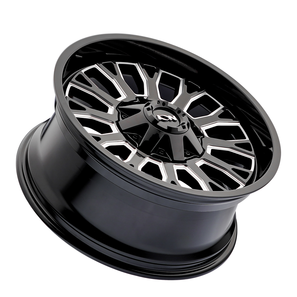 ION 152 Gloss black milled 20x9 0 5x127|5x139.7mm 87.1mm - Wheelwiz