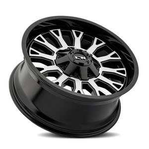 ION 152 Gloss black machined 20x9 0 8x180mm 124.1mm