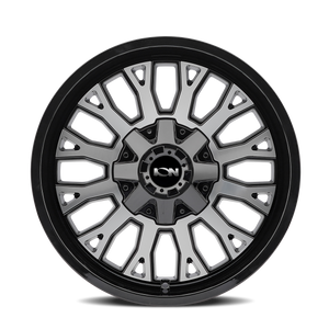 ION 152 Gloss black machined 20x9 0 8x165.1mm 125.2mm