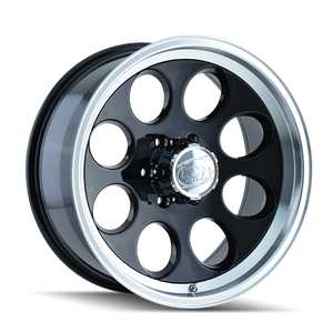 ION 171 Gloss black machined 16x10 -38 5x135mm 87mm - Wheelwiz