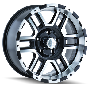 ION 179 Satin black machined 17x8 +10 6x139.7mm 108mm - Wheelwiz