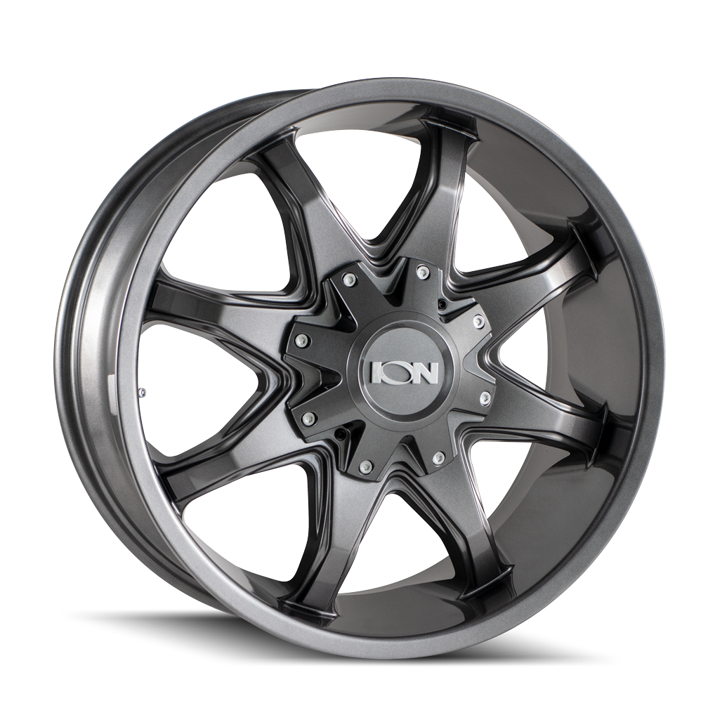 ION 181 Gloss graphite 17x9 +18 8x165.1|8x170mm 130.8mm - Wheelwiz