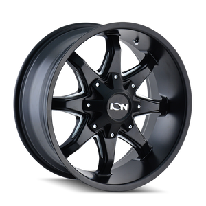 ION 181 Satin black milled 18x9 -12 8x165.1|8x170mm 130.8mm - Wheelwiz