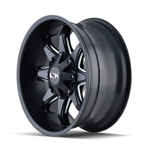 ION 181 Satin black milled 18x9 +18 6x135|6x139.7mm 106mm - Wheelwiz