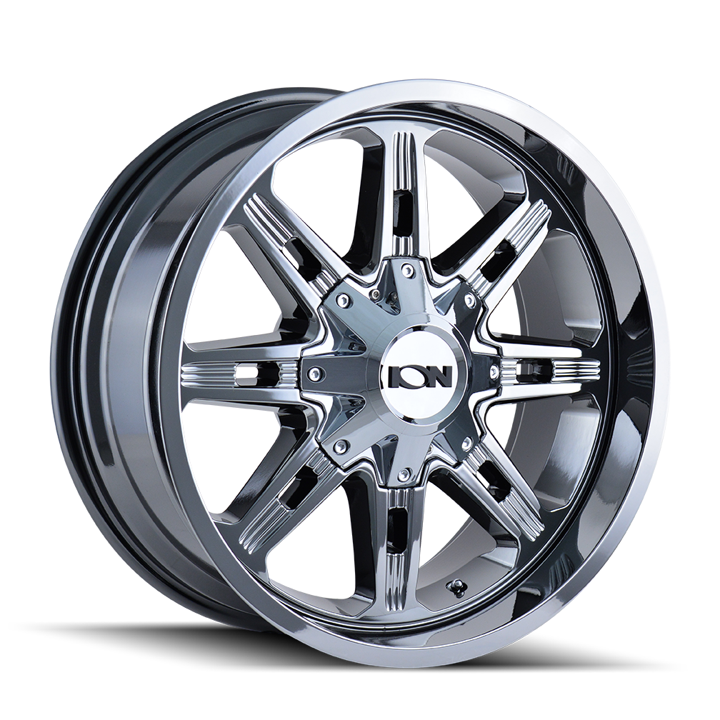 ION 184 Chrome 20x9 0 8x165.1|8x170mm 130.8mm - WheelWiz