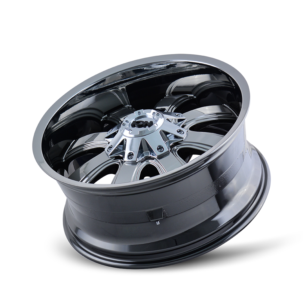 ION 189 Pvd chrome 20x9 +18 5x127|5x139.7mm 87mm - WheelWiz