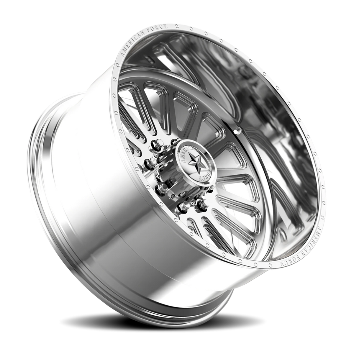 American Force F107 Idol SS Polished 24x12 -40 8x165.1mm 125mm - Wheelwiz