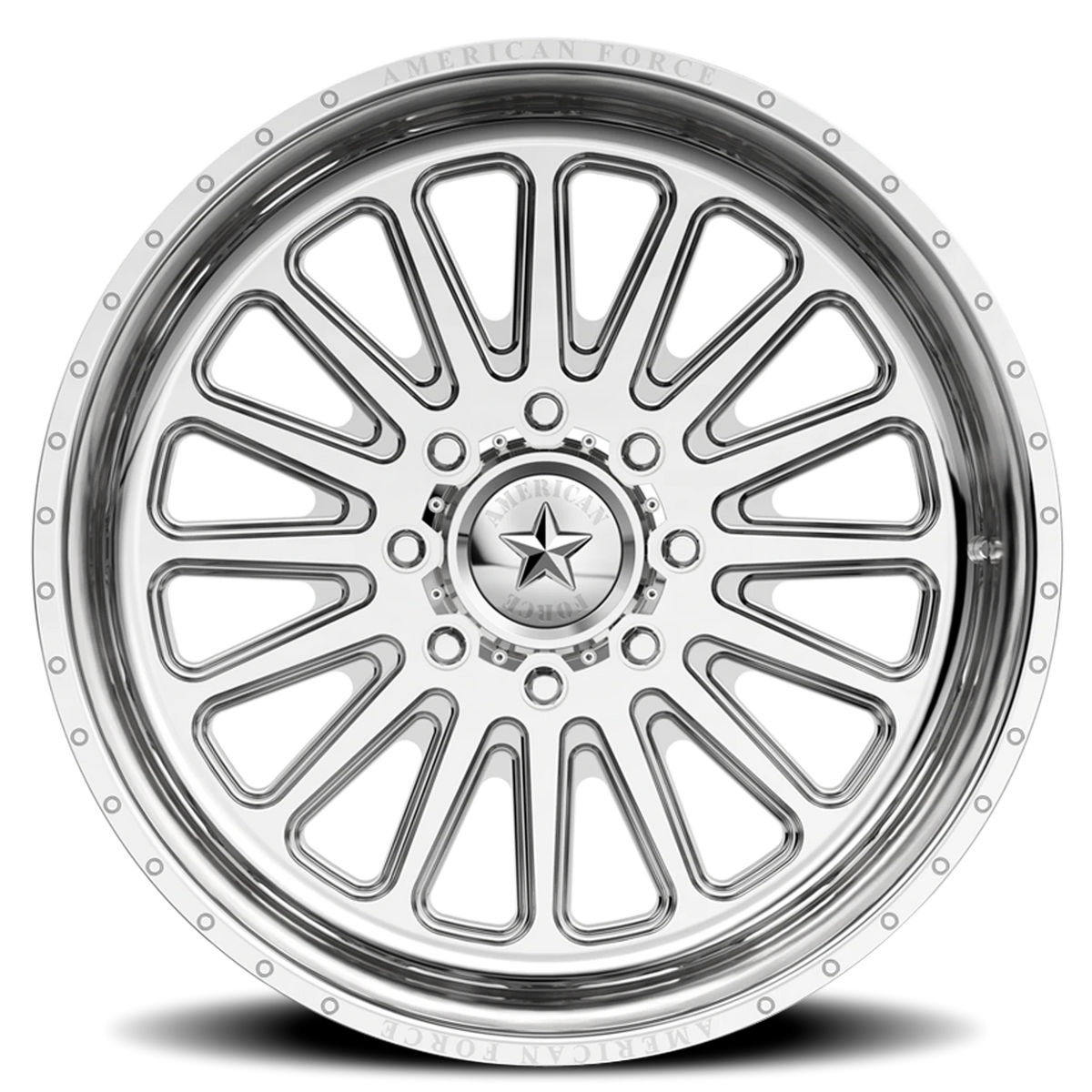 American Force F107 Idol SS Polished 22x12 -40 8x165.1mm 125mm - Wheelwiz