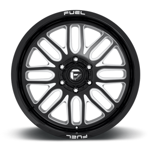 Fuel Offroad D662 IGNITE Gloss Black Milled 20x10 -18 8x165.1mm 125.1mm