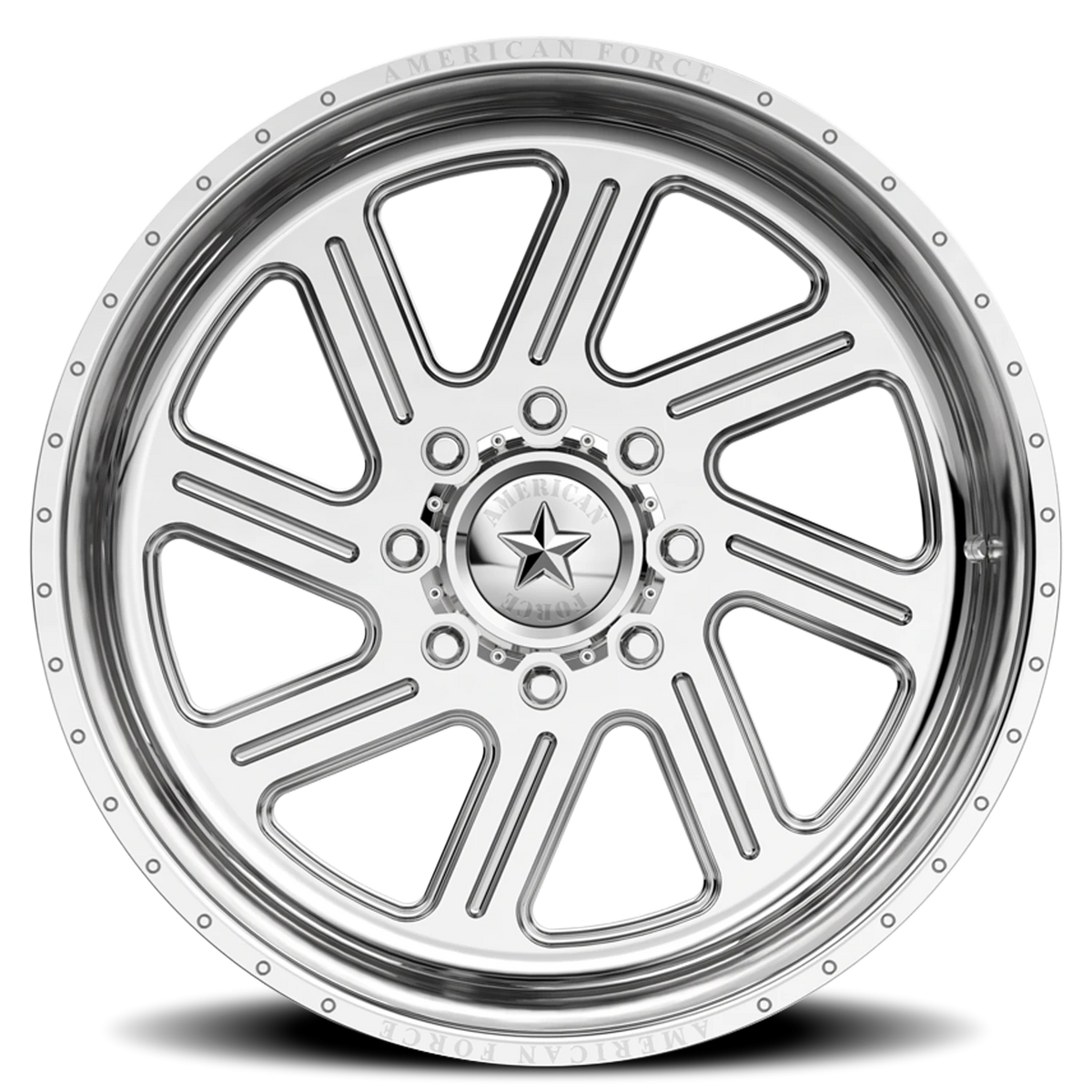 American Force G38 Ikon SS Polished 24x14 -73 6x139.7mm 106mm - Wheelwiz