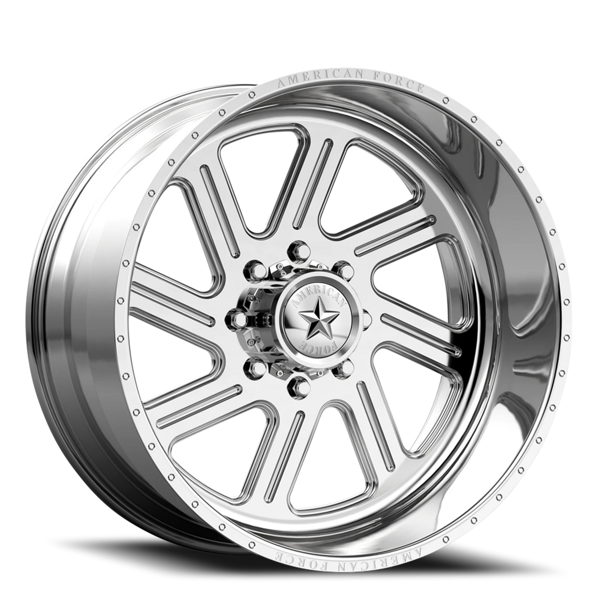 American Force G38 Ikon SS Polished 20x12 -40 8x170mm 125mm - Wheelwiz