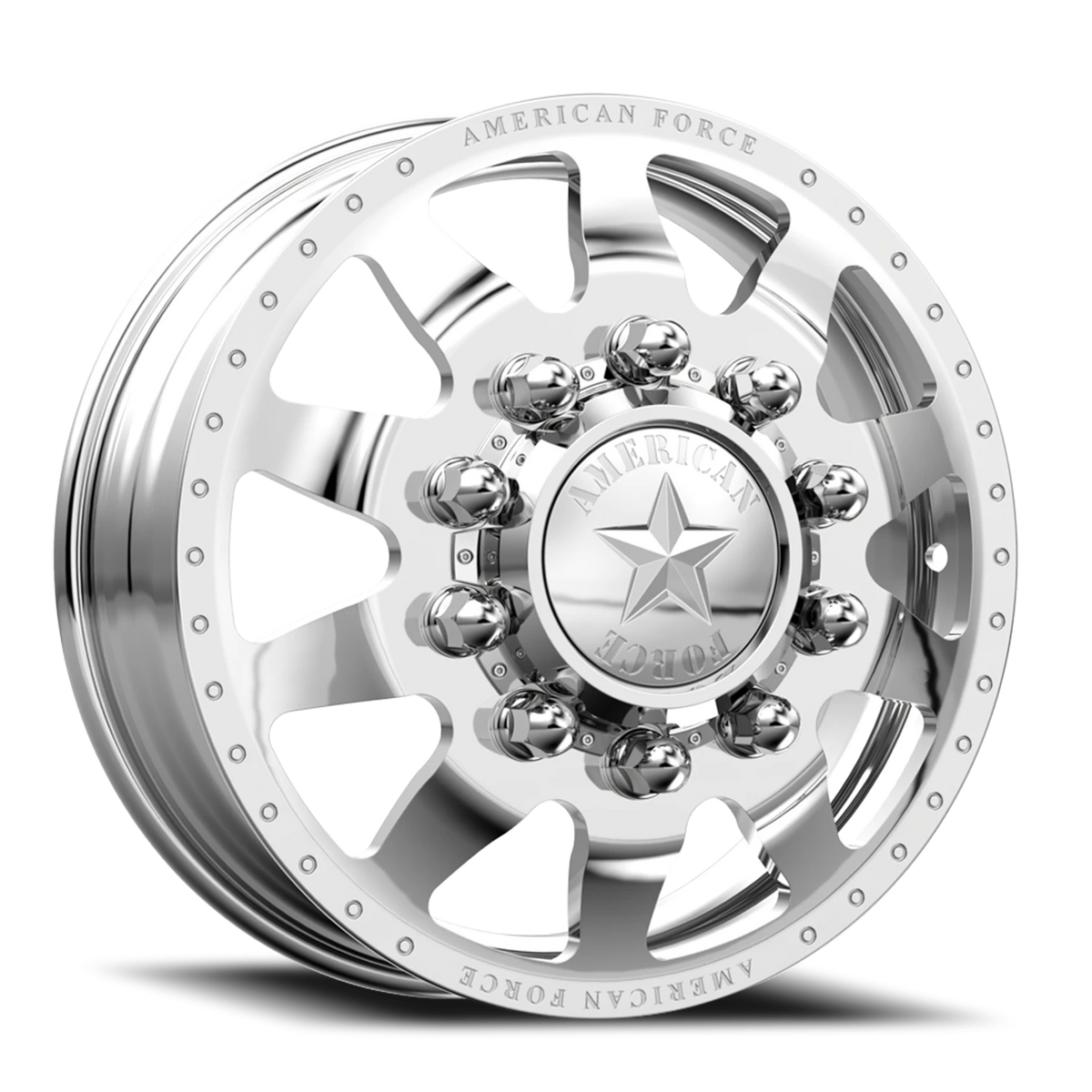 American Force 11 Independence DRW Polished 28x8.25 -130 8x210mm 154mm - Wheelwiz
