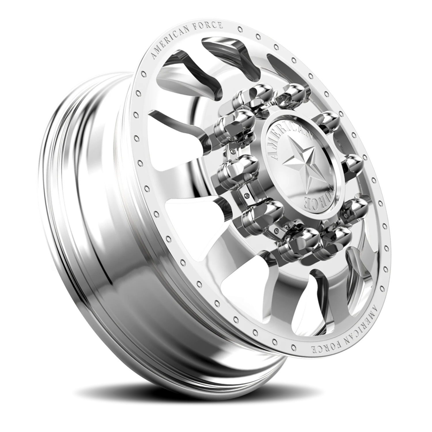 American Force 11 Independence DRW Polished 24x8.25 -145 8x200mm 142mm - Wheelwiz