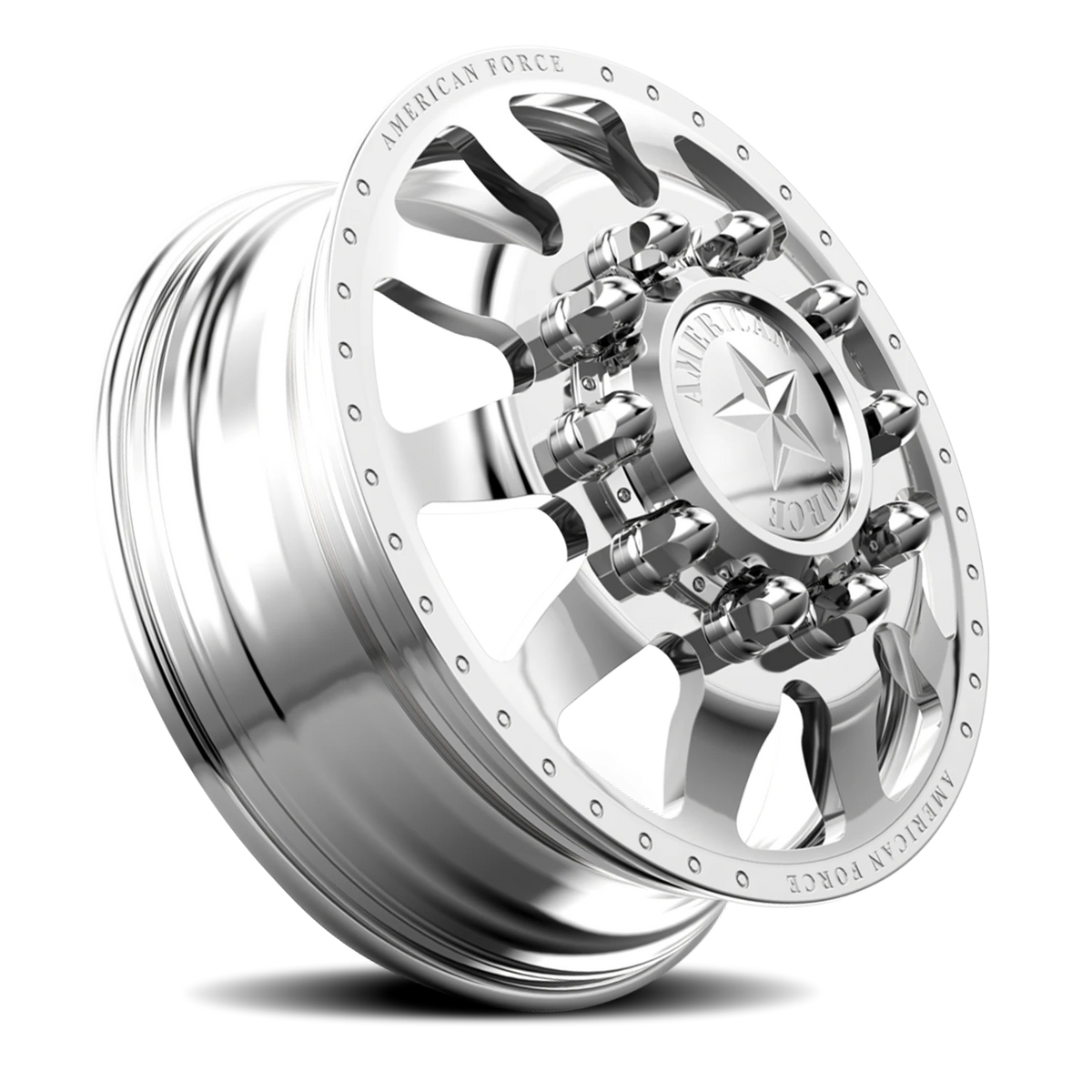 American Force 11 Independence DRW Polished 24x8.25 +169 8x200mm 142mm - Wheelwiz
