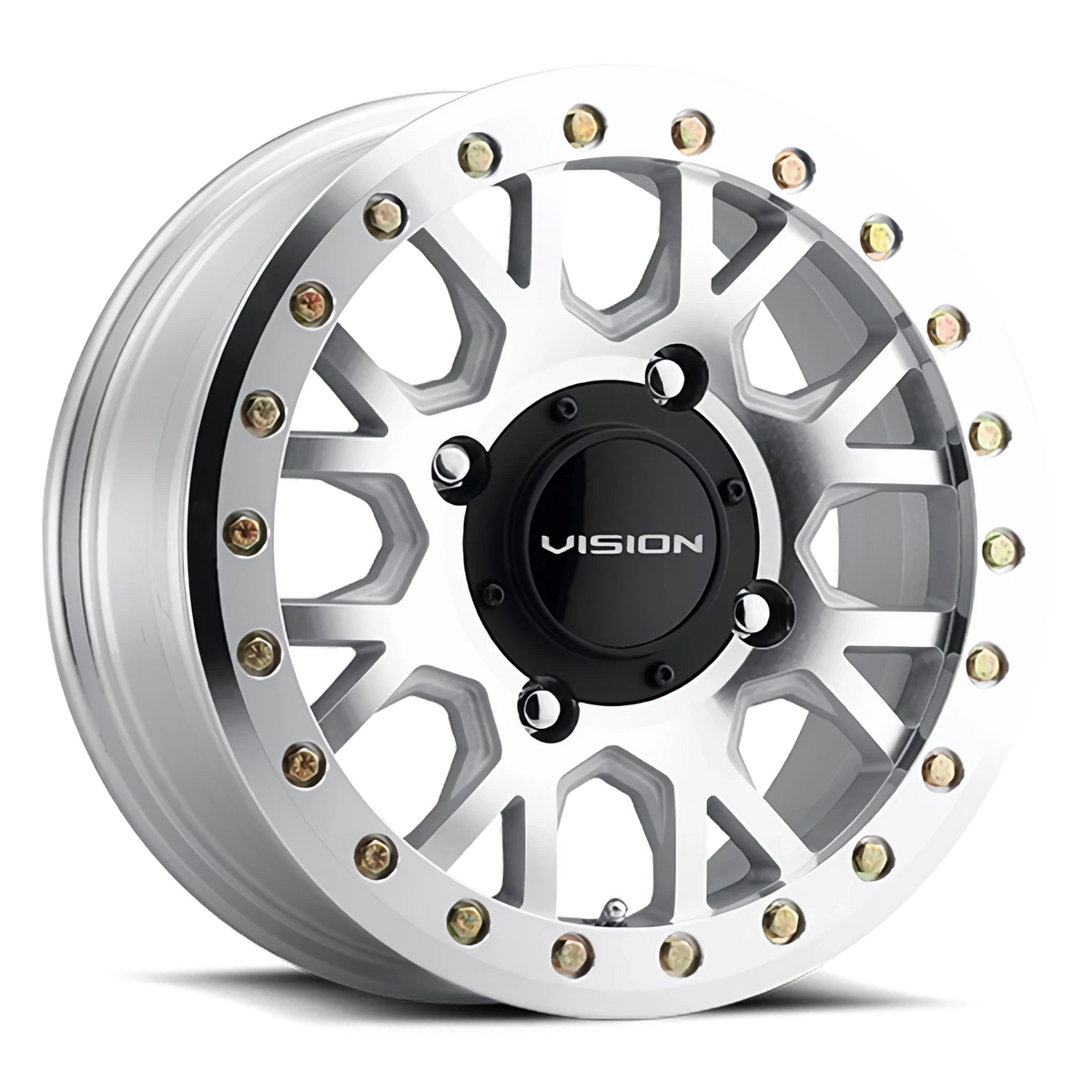 Vision Wheel GV8 Machined 15x6 +38 4x136mm 86mm - Wheelwiz