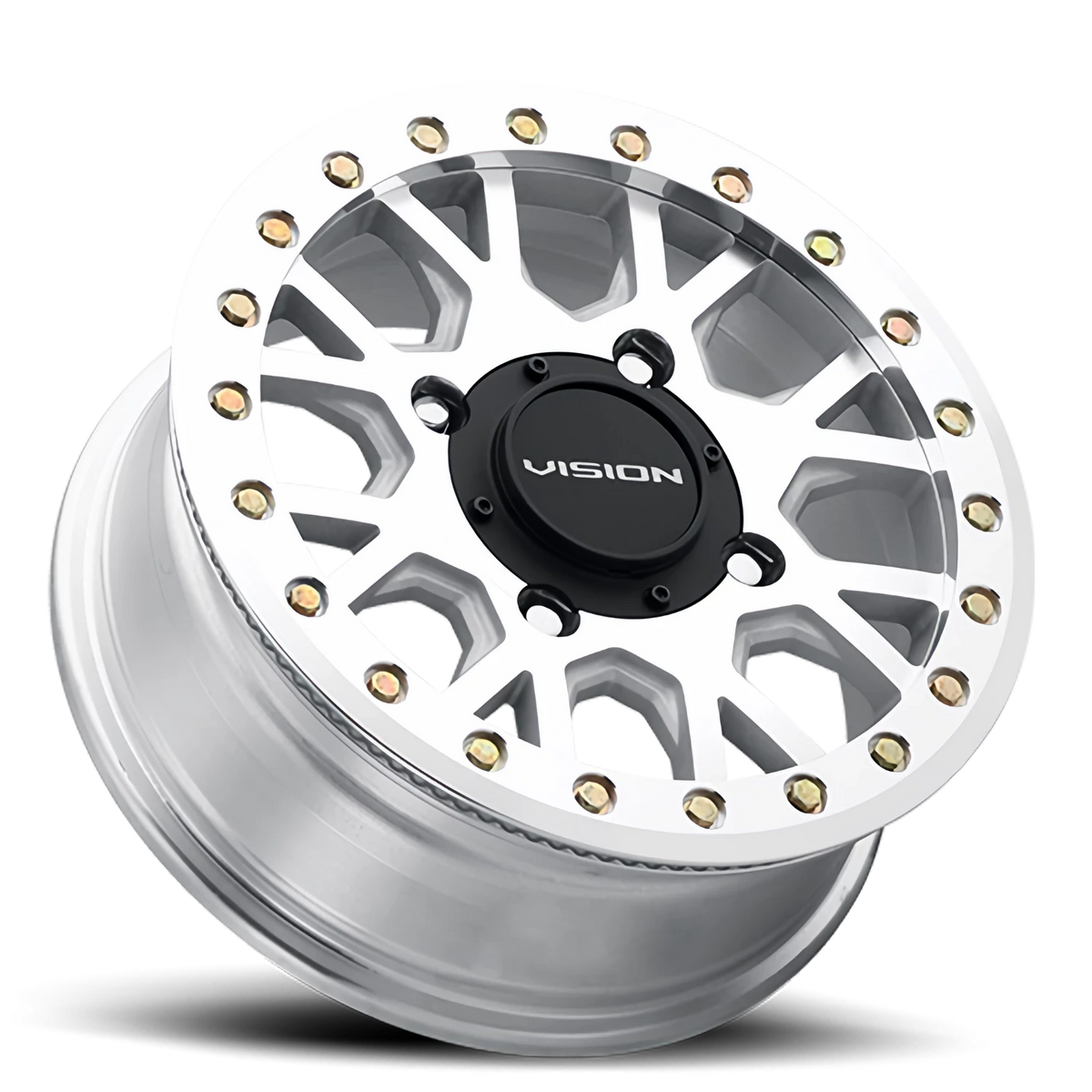 Vision Wheel GV8 Machined 15x6 +38 4x110mm 86mm - Wheelwiz