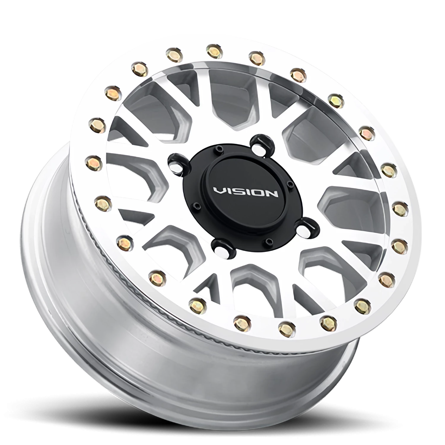 Vision Wheel GV8 Machined 15x6 +38 4x136mm 86mm - Wheelwiz