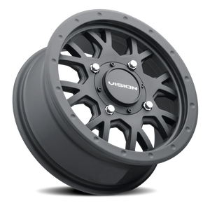 Vision Wheel GV8 Satin Black 15x6 +38 4x136mm 110.5mm - Wheelwiz