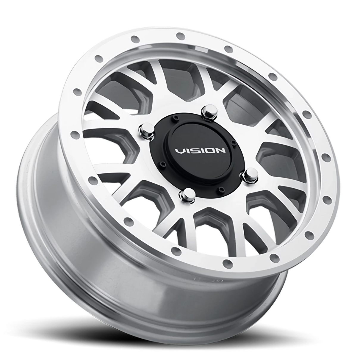 Vision Wheel GV8 Machined 15x6 +38 4x136mm 110.5mm - Wheelwiz