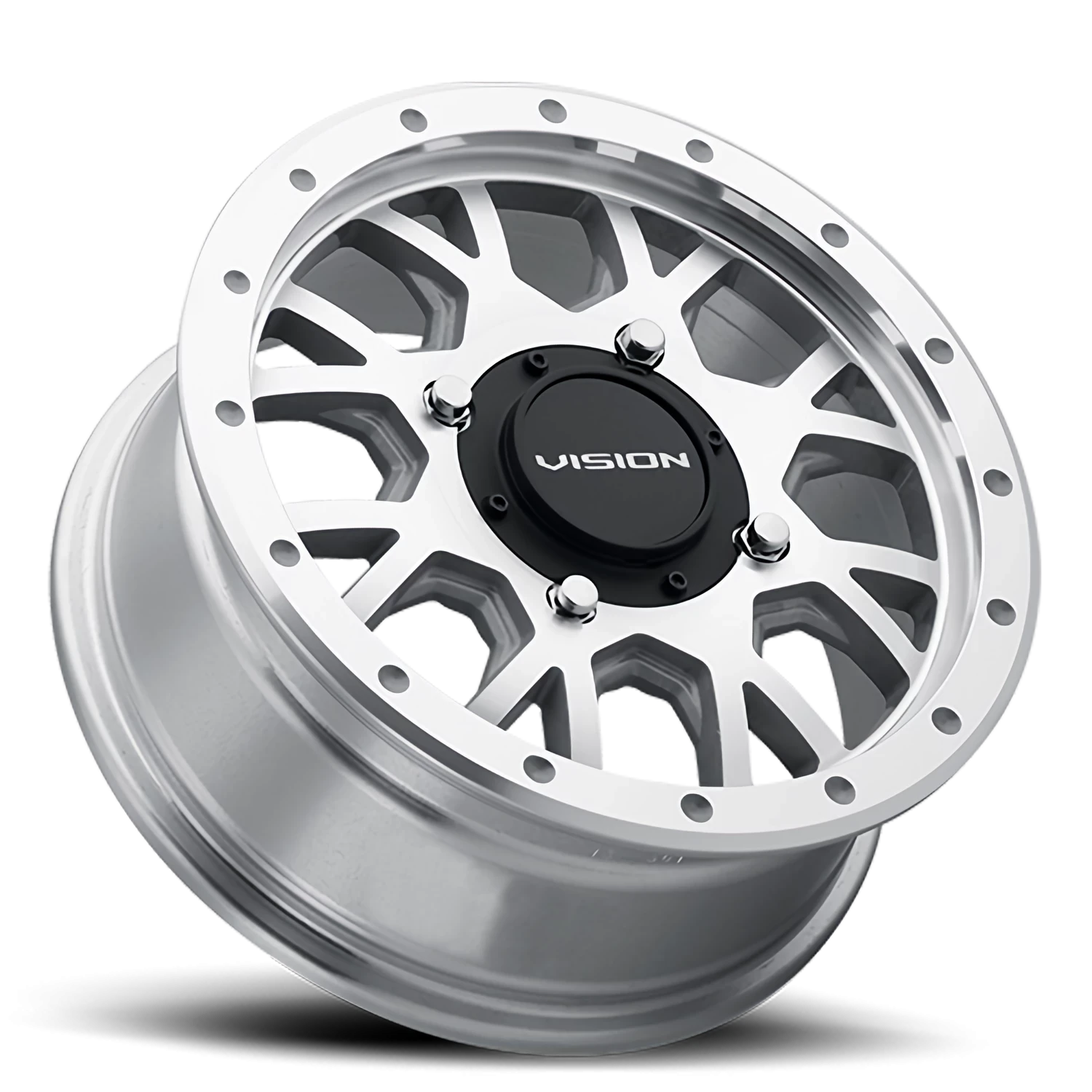 Vision Wheel GV8 Machined 14x7 +38 4x136mm 110.5mm - Wheelwiz