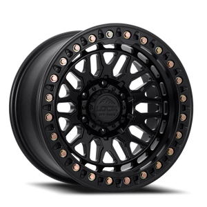 Lock Offroad Invader Forged Beadlock Matte Black 17x9 +38 6x135mm 87.1mm