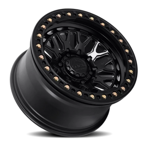 Lock Offroad Invader Forged Beadlock Matte Black 17x9 +38 6x135mm 87.1mm