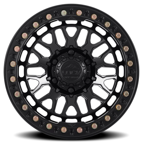 Lock Offroad Invader Forged Beadlock Matte Black 17x9 +38 8x165.1mm 125.2mm