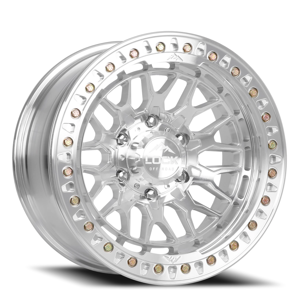 Lock Offroad Invader Forged Beadlock Machined Raw Machined 17x9 +38 6x139.7mm 78.1mm