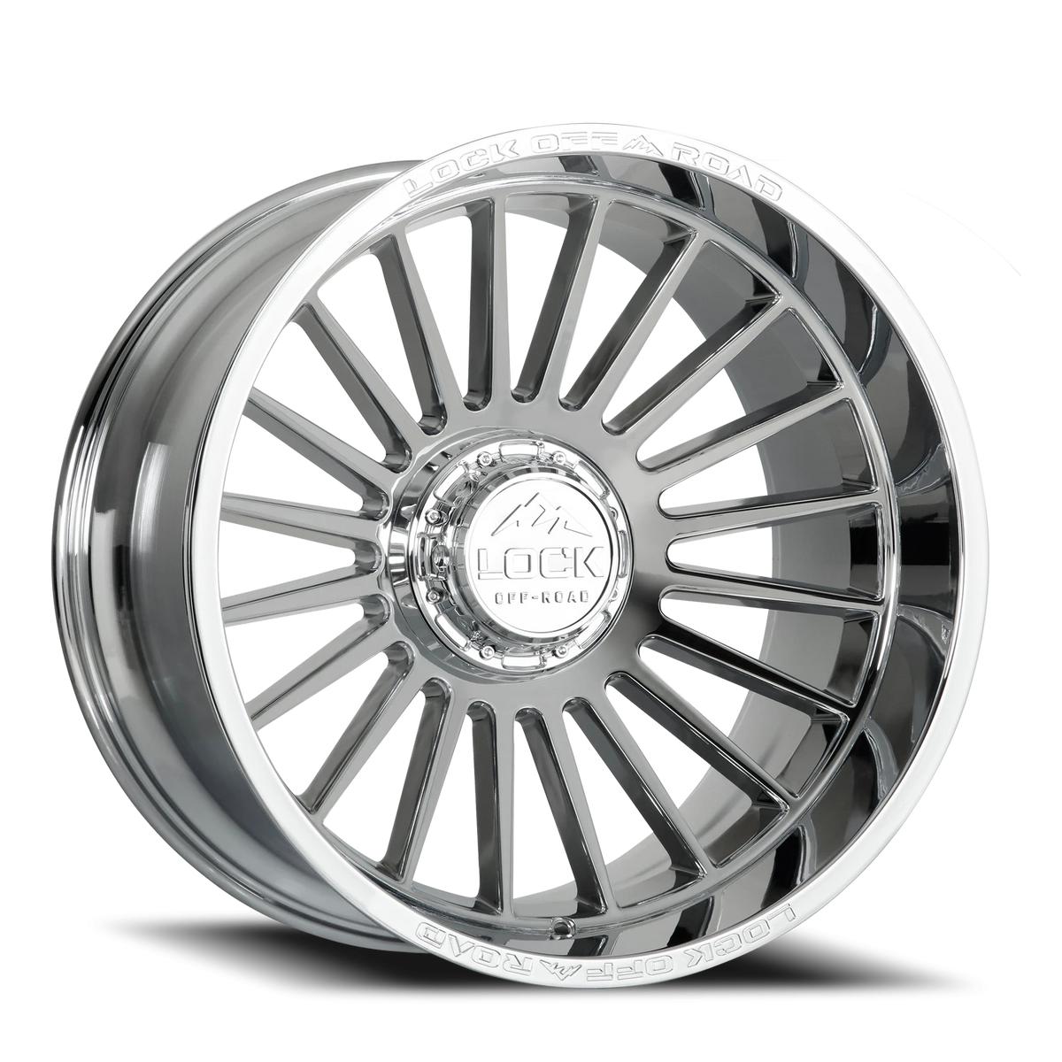 Lock Offroad Invasion Chrome 22x12 -44 5x127|5x139.7mm 87.1mm