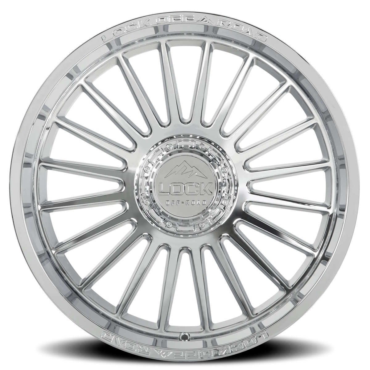 Lock Offroad Invasion Chrome 22x12 -44 5x127|5x139.7mm 87.1mm