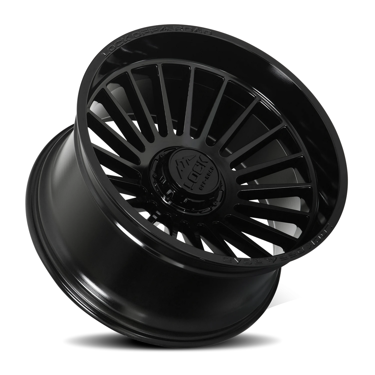 Lock Offroad Invasion Gloss Black 22x10 -18 5x127|5x139.7mm 87.1mm