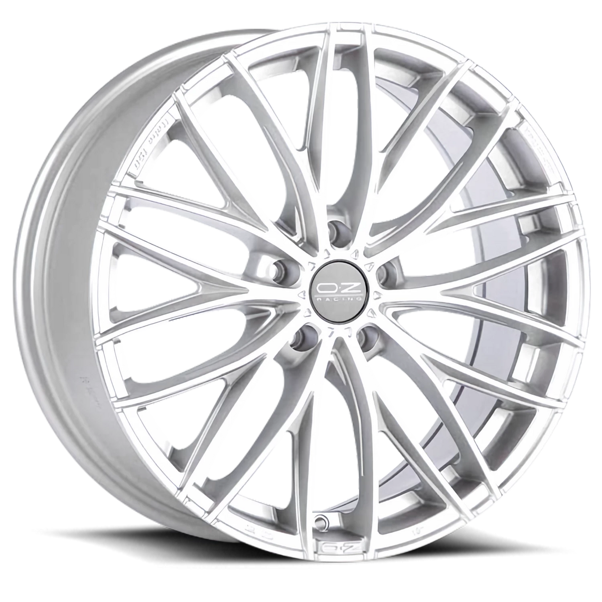 OZ Racing Italia 150 Matte Race Silver W/ Diamond Cut 17x7 +37 4x98mm 68mm - Wheelwiz